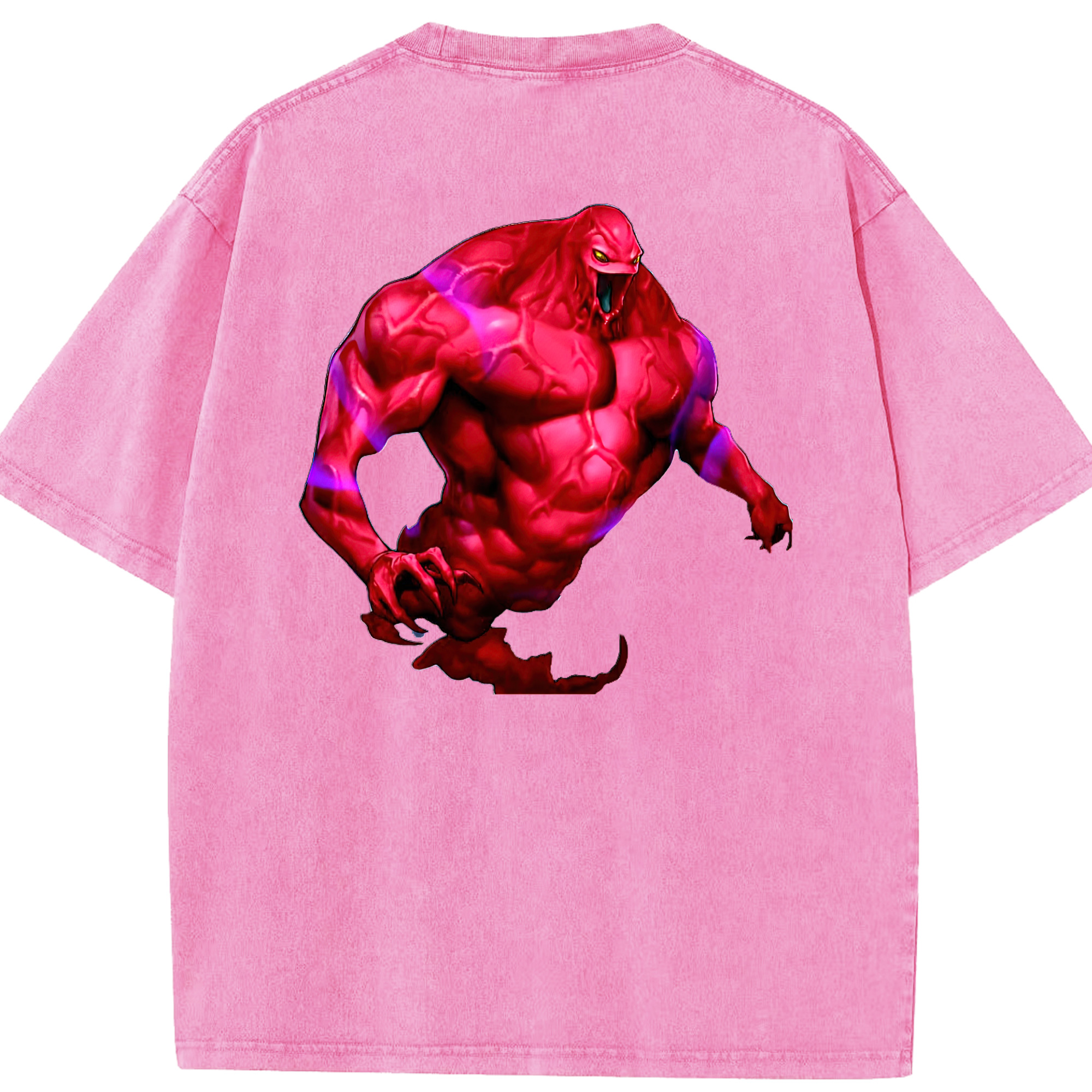 （画像用） 遊☆戯☆王 Yu-Gi-Oh! 綿100% ヴィンテージ風 半袖Tシャツ（背面プリント）